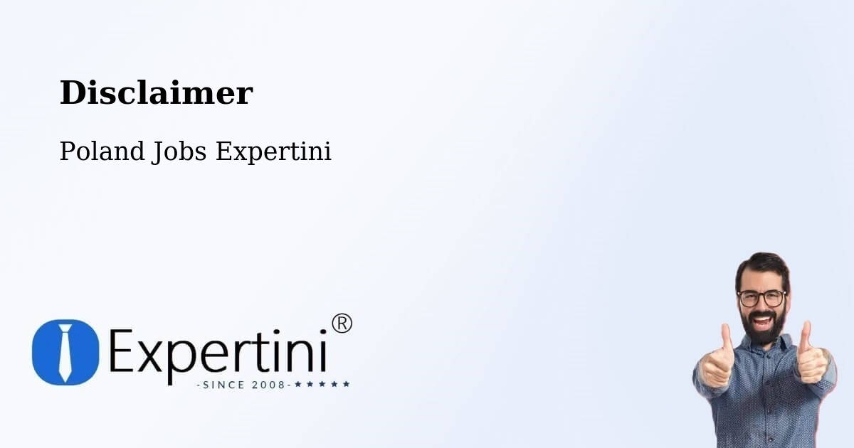 Disclaimer – Brenno - Poland Jobs Expertini