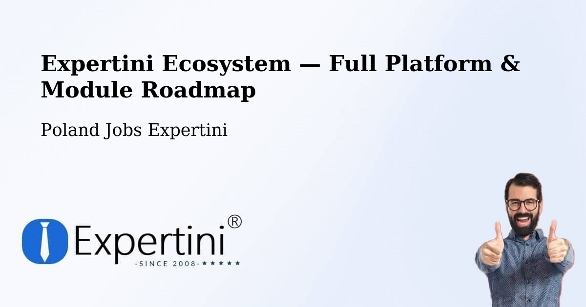 Expertini Ecosystem — Full Platform & Module Roadmap – Brenno