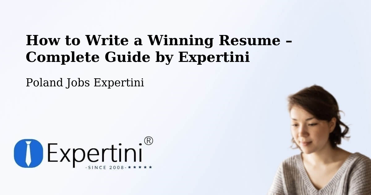Resume Writing Guide for Job Seekers – Brenno - Brenno, Poland Jobs Expertini